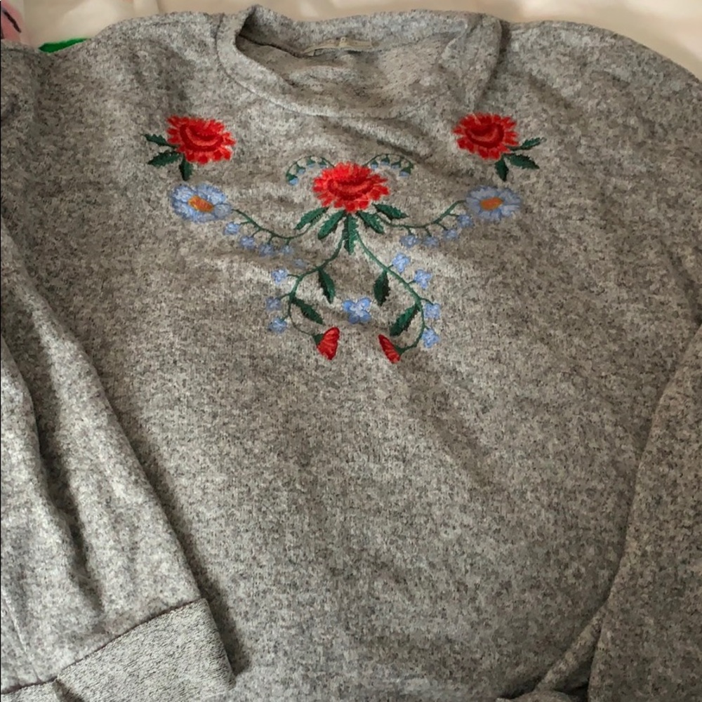 Zara sweater with pattern detail